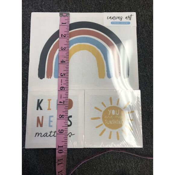 NEW Horizon Group Kindness Matters You Are My Sunshine Canvas Art Three Count - Picture 6 of 6